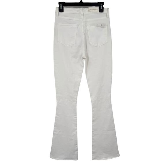 7 For All Mankind Ultra High Rise Skinny Boot jeans white size 28 - Picture 4 of 8